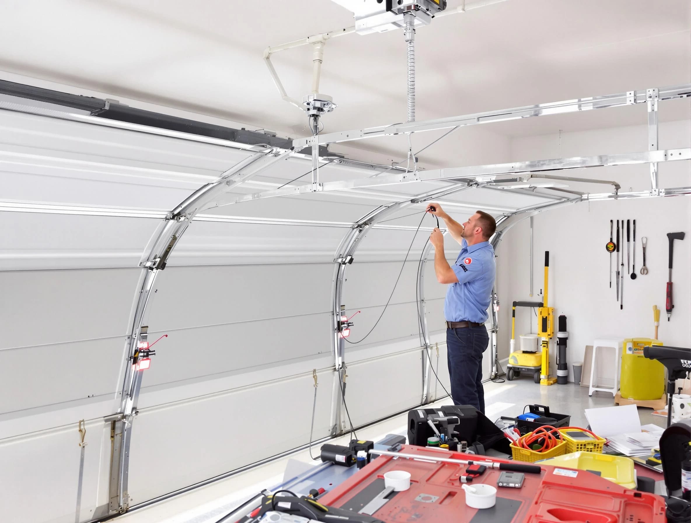 Garage door cable repair service by Saratoga Springs Garage Door Repair in Saratoga Springs