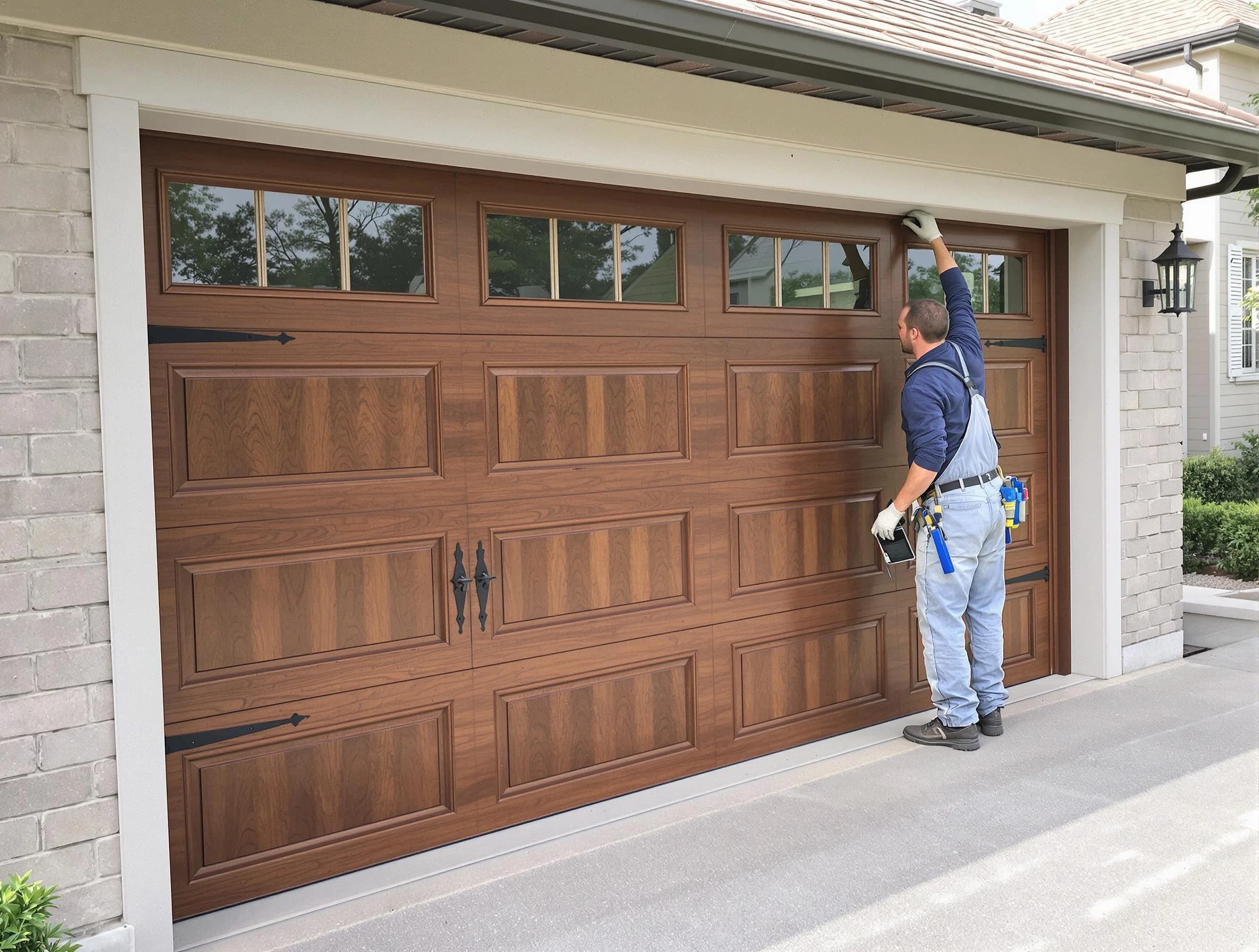 Custom garage door showcase by Saratoga Springs Garage Door Repair in Saratoga Springs