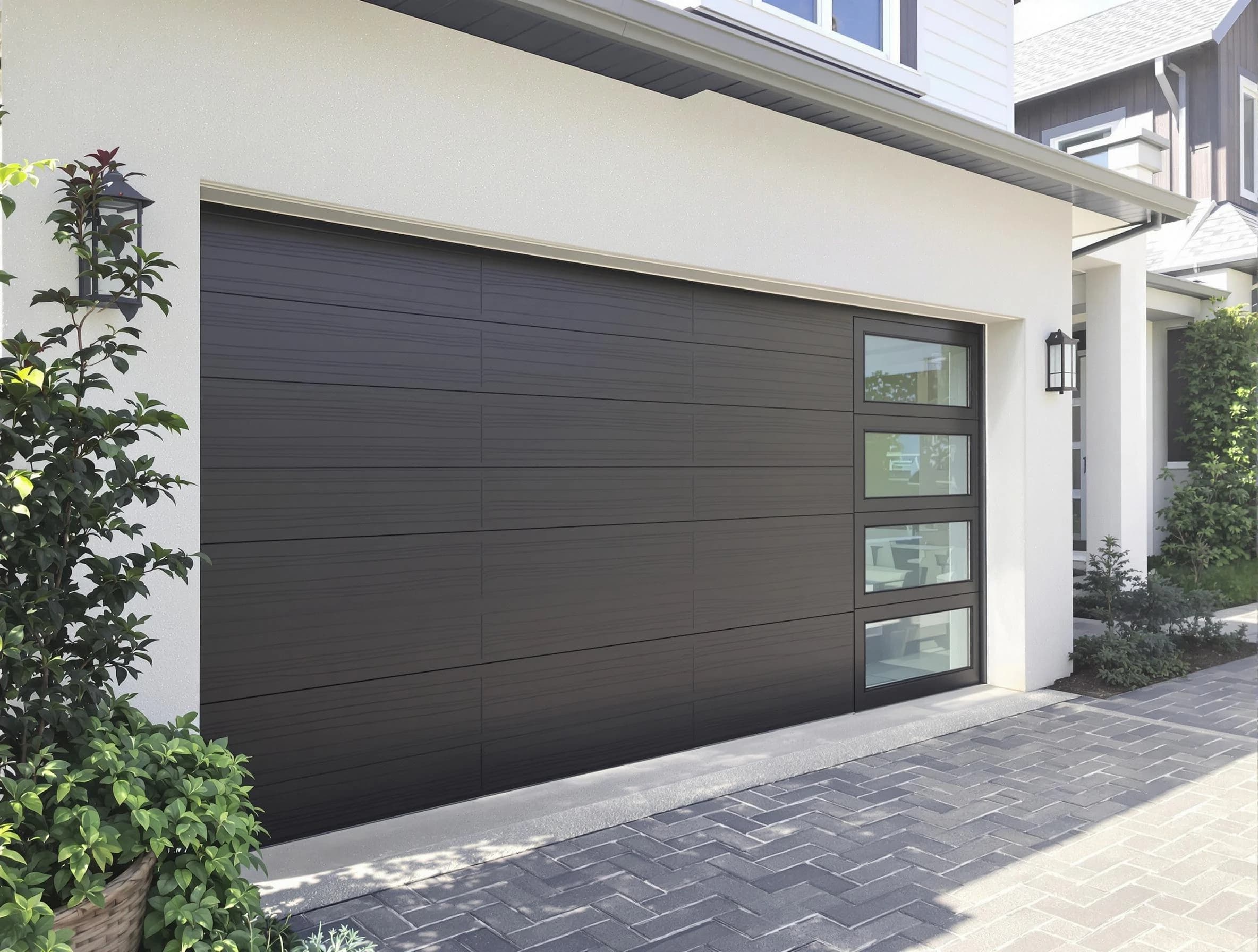 Custom garage door installation by Saratoga Springs Garage Door Repair in Saratoga Springs
