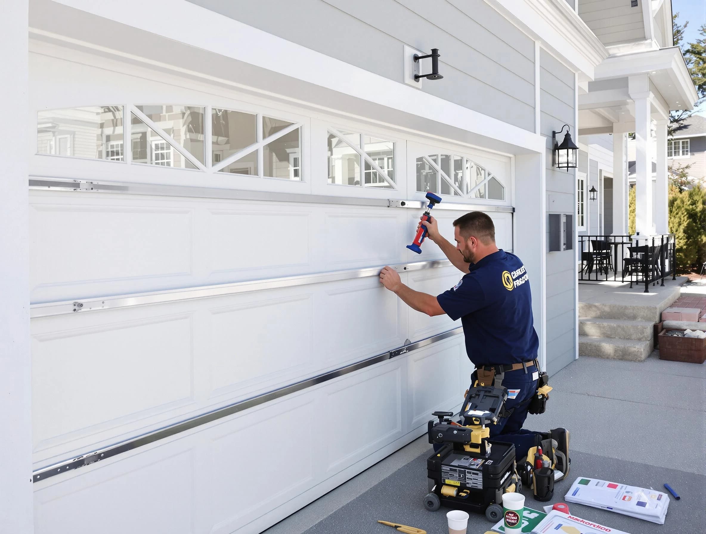Professional garage door installation by Saratoga Springs Garage Door Repair in Saratoga Springs