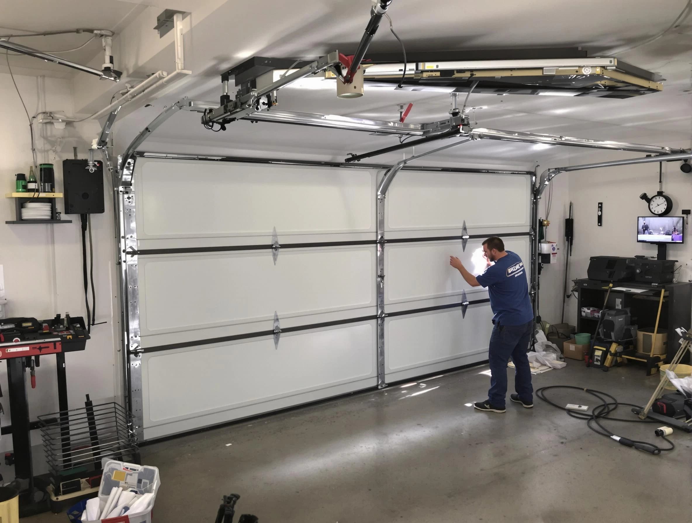 Professional garage door repair service by Saratoga Springs Garage Door Repair in Saratoga Springs
