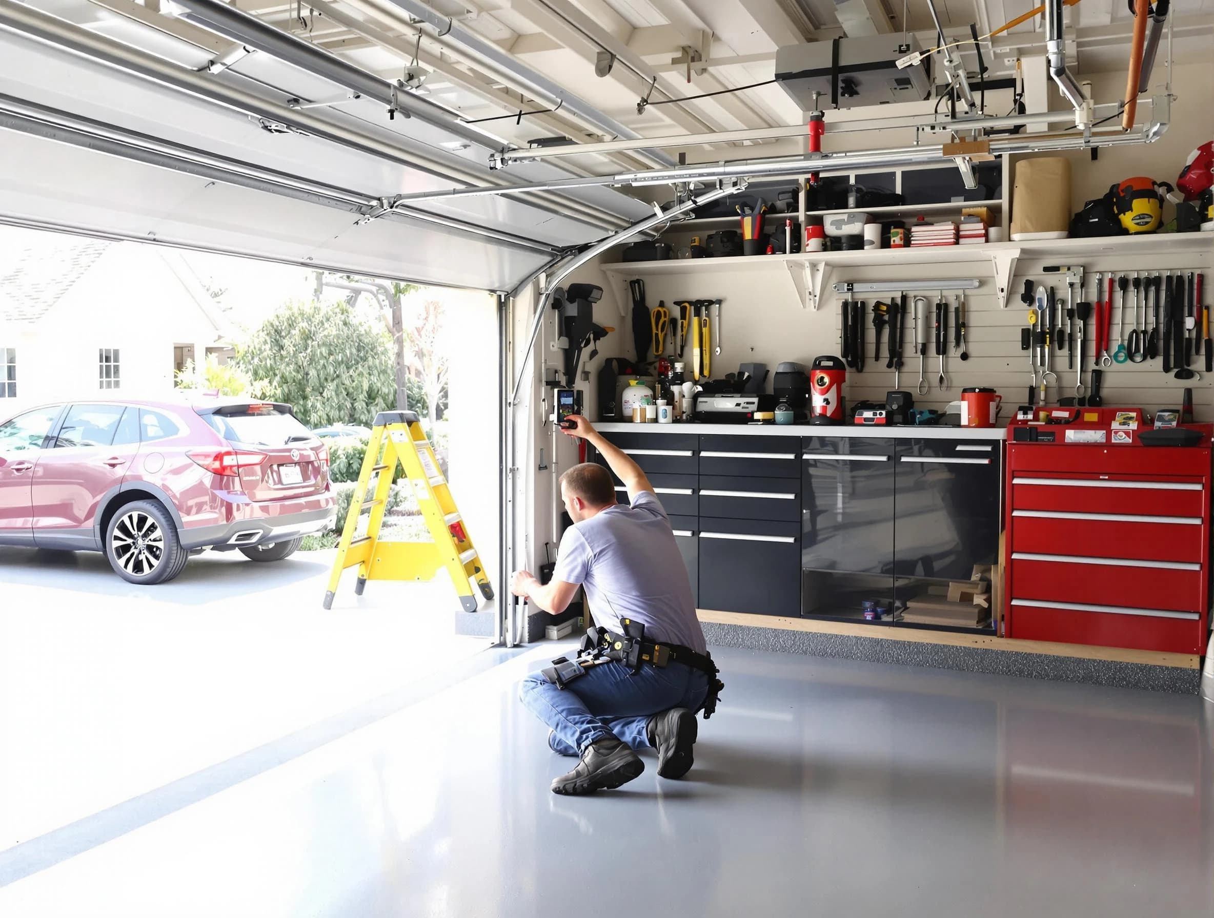 Local garage door repair service by Saratoga Springs Garage Door Repair in Saratoga Springs