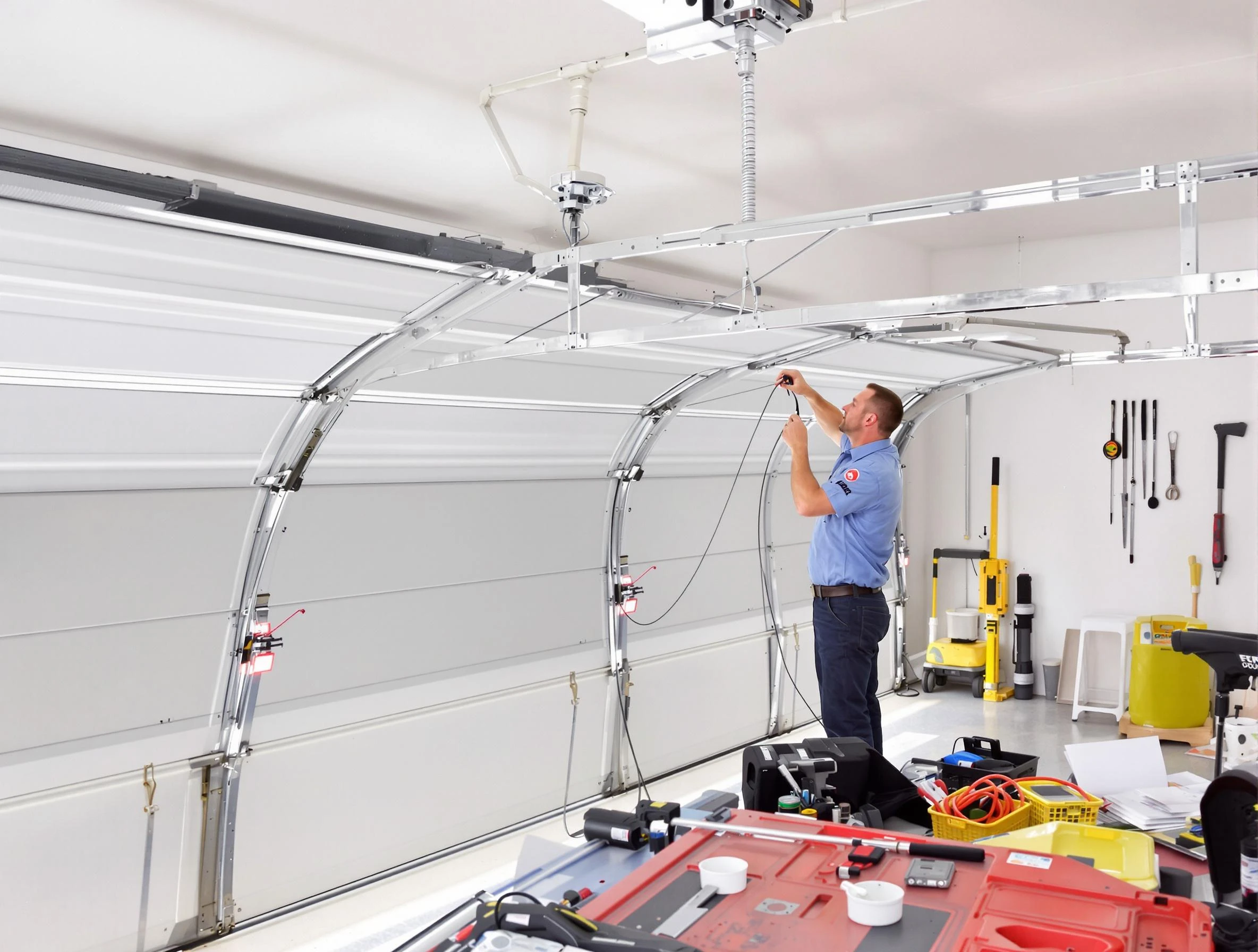 Garage door cable repair service by Saratoga Springs Garage Door Repair in Saratoga Springs